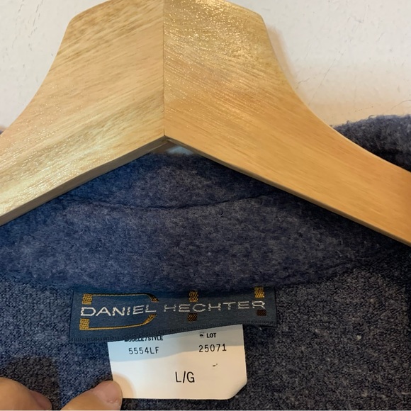 Vintage Navy Fleece Button Up - Picture 3 of 7